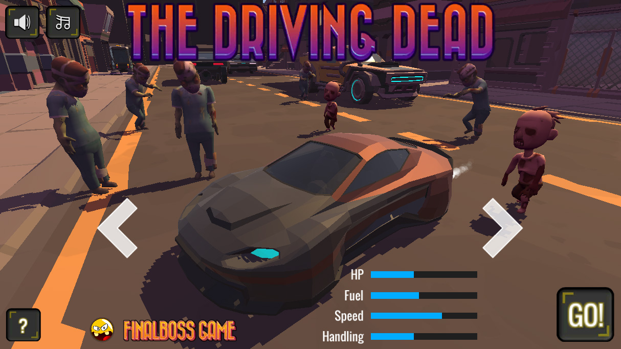 The Driving Dead, exclusive unity game template