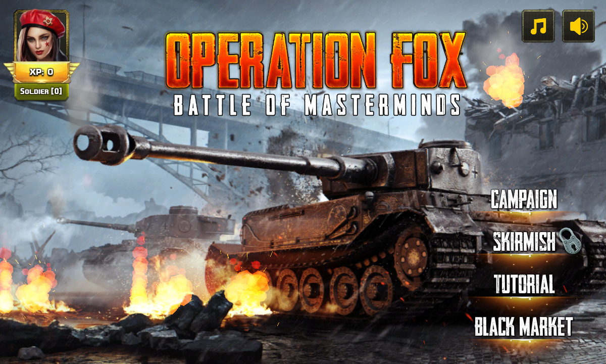 Operation Fox, exclusive unity game template