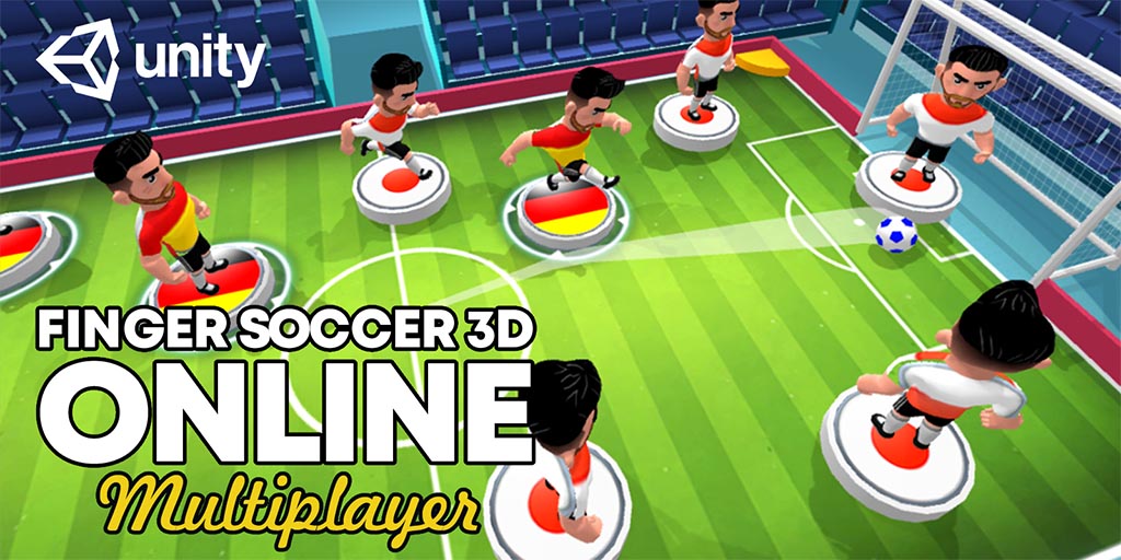 finger soccer online unity game 3d webgl android