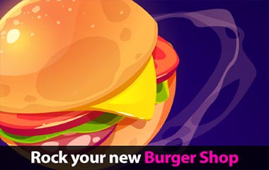 burger shop cooking time management unity game template