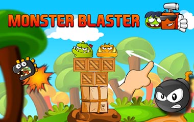 monster blaster physics based angry birds game template