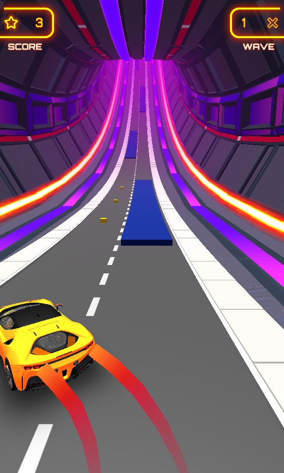 Neon Racer unity game